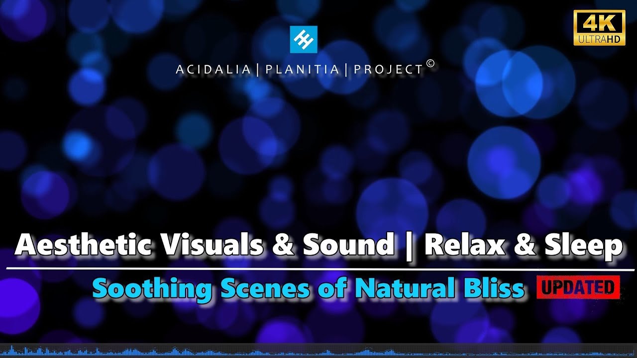 🌌 Charming Visuals | Relaxing Bokehs with Ambient Sounds for Deep Focus | 3 HOUR JOURNEY IN 4K UHD.