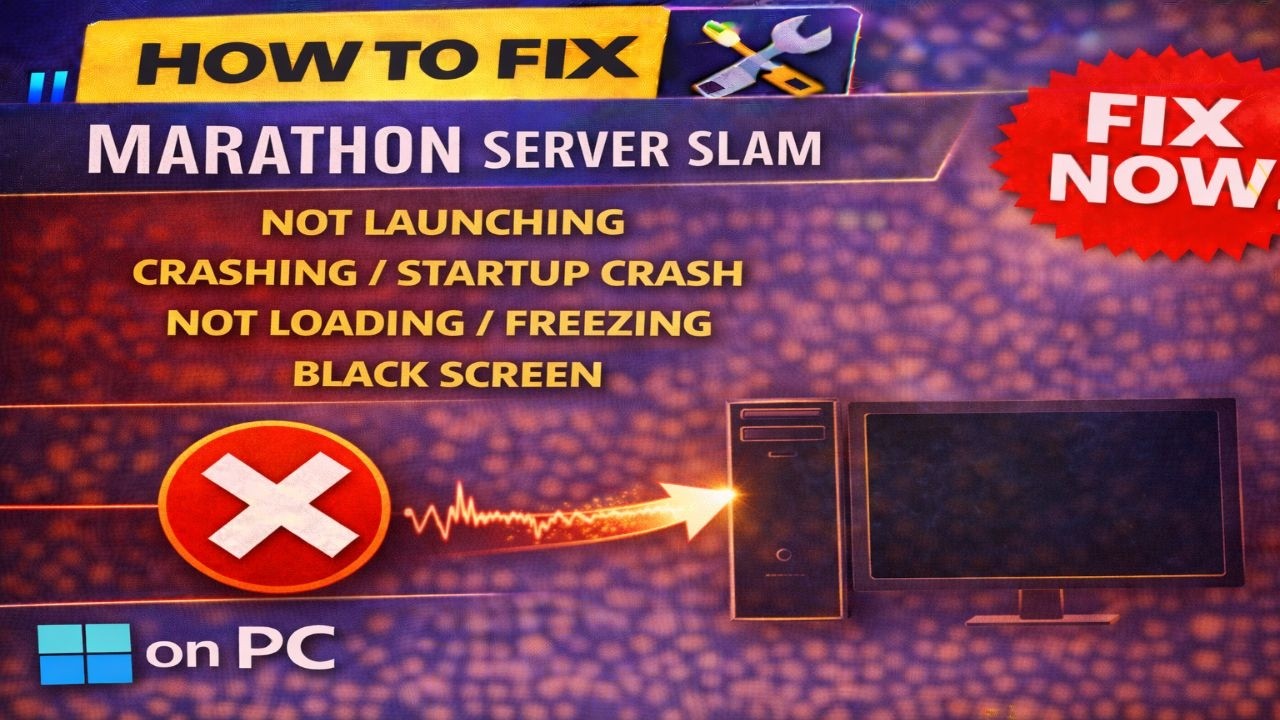 Fix Marathon Server Slam Not Launching Crashing Startup Crash Not Loading Freezing Black Screen