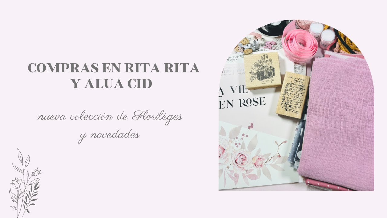 NOVEDADES y compras SCRAPBOOKING en RITARITA y ALUA CID