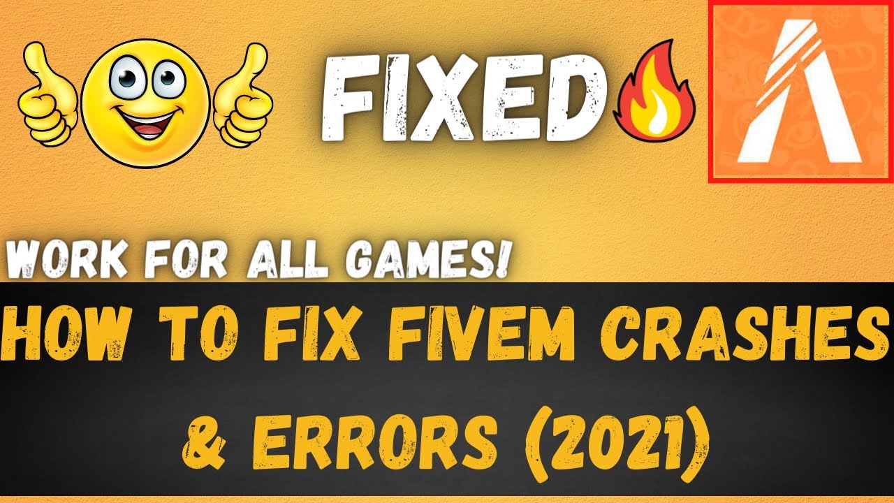 How To Fix FiveM CRASHES & ERROR Solution 2 | Five M All Error Fix | 100% working Solution 2021 ✔️