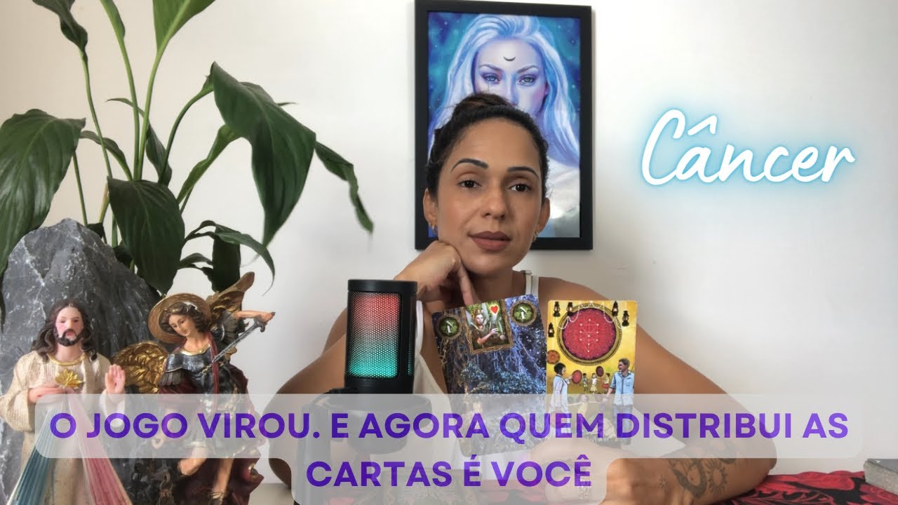 CÂNCER🜄(AMOR♥️) O Jogo Virou. E Agora Quem Distribui As Cartas é Você.