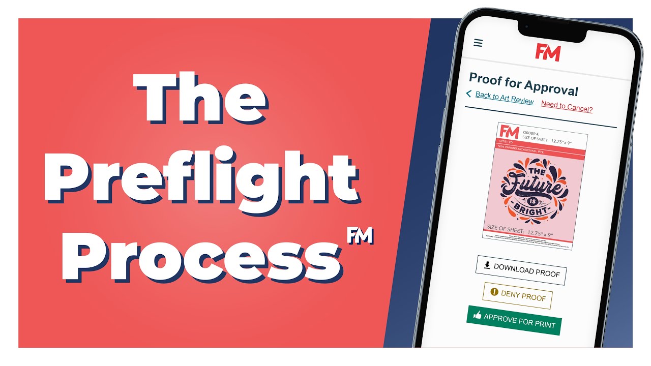 The Preflight Process | FM Expressions