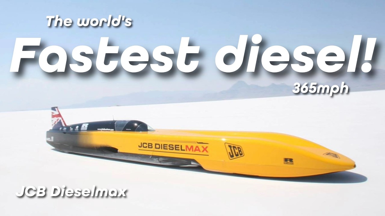 JCB Dieselmax: Самый быстрый дизельный автомобиль из когда-либо созданных.