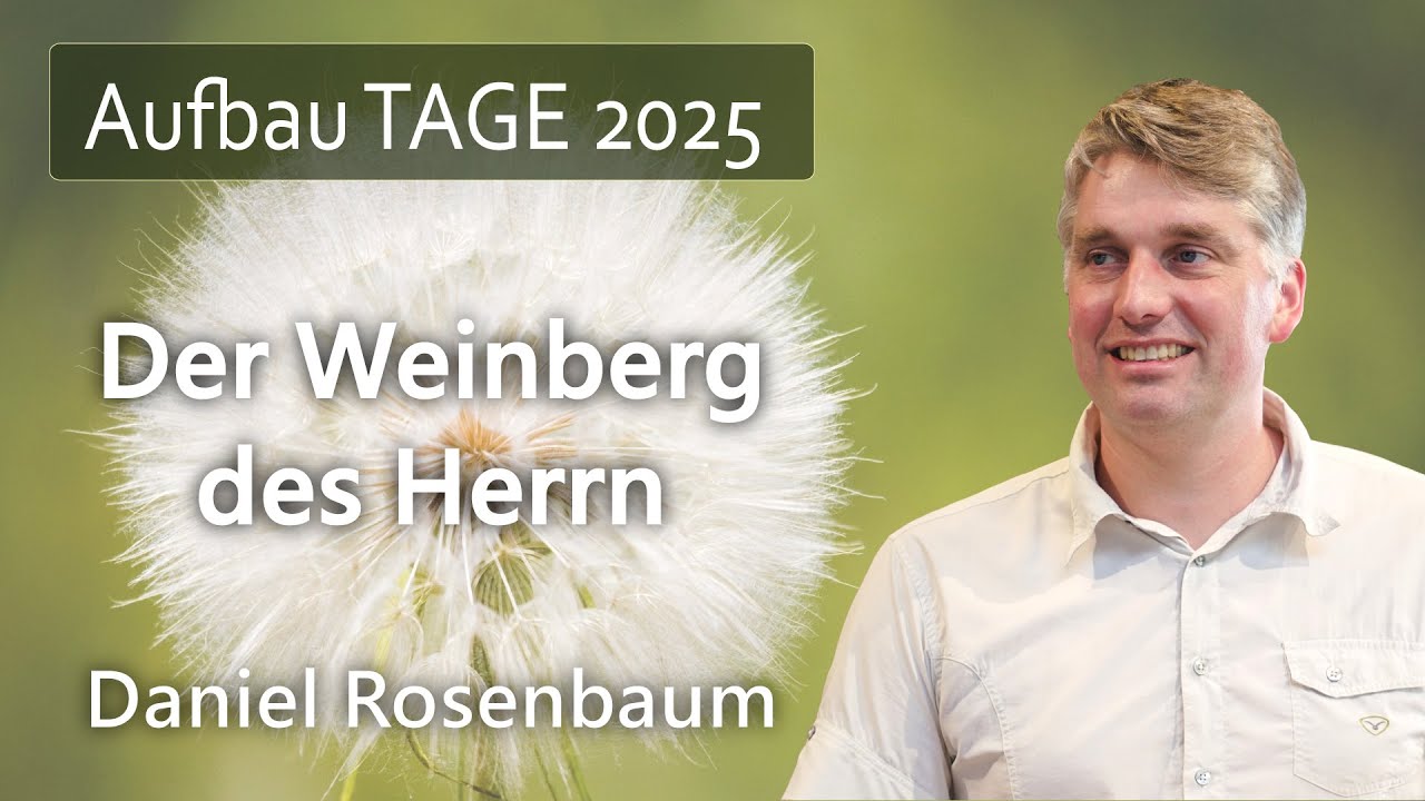 Der Weinberg des Herrn - Daniel Rosenbaum FCG Zwickau | Glaubenszentrum