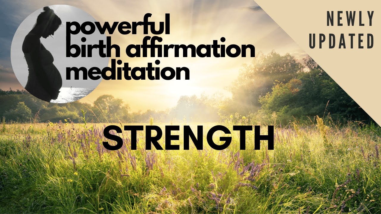 Strength & Confidence in pregnancy and birth | Positive birthing affirmations | Calm Mum Happy Baby