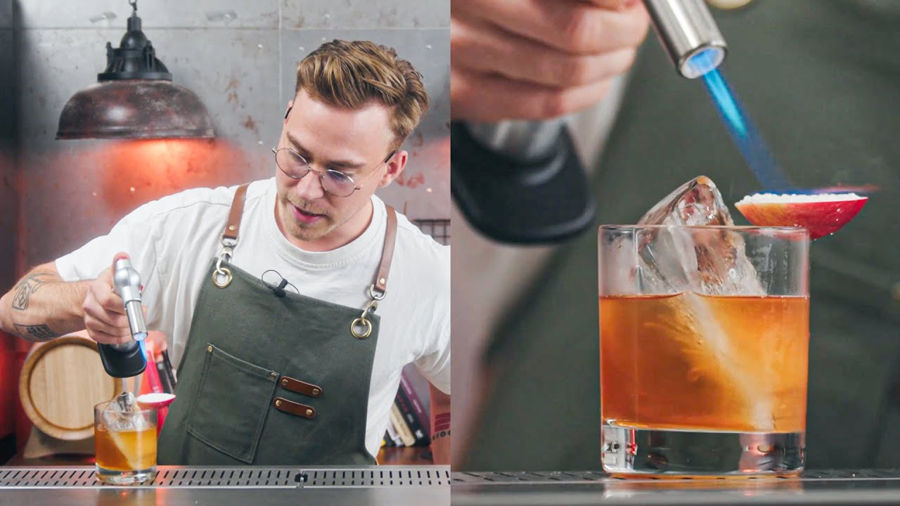 Old Fashioned med äpple och lönnsirap