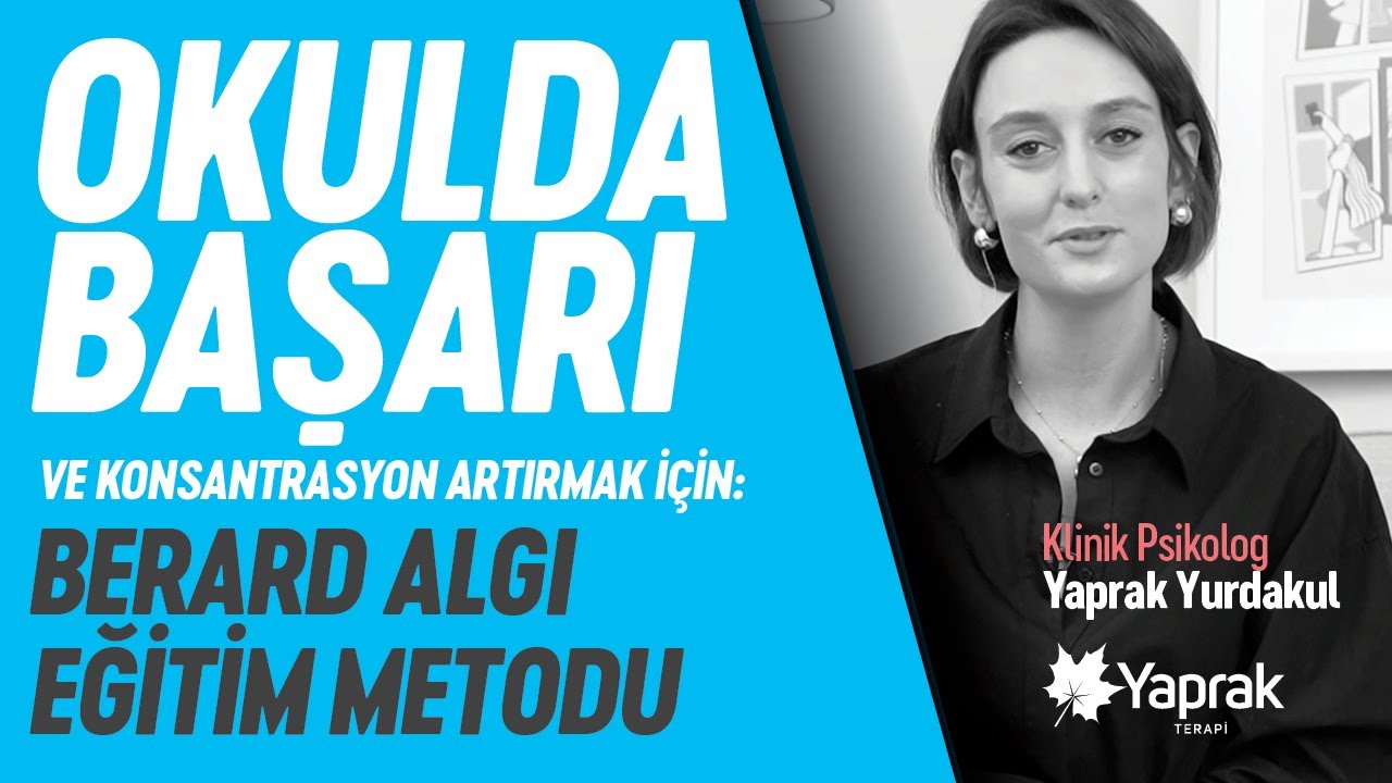 Okulda Başarı ve Konsontrasyon Artırmak İçin: BERARD AİT Metodu | Klinik Psikolog Yaprak Yurdakul