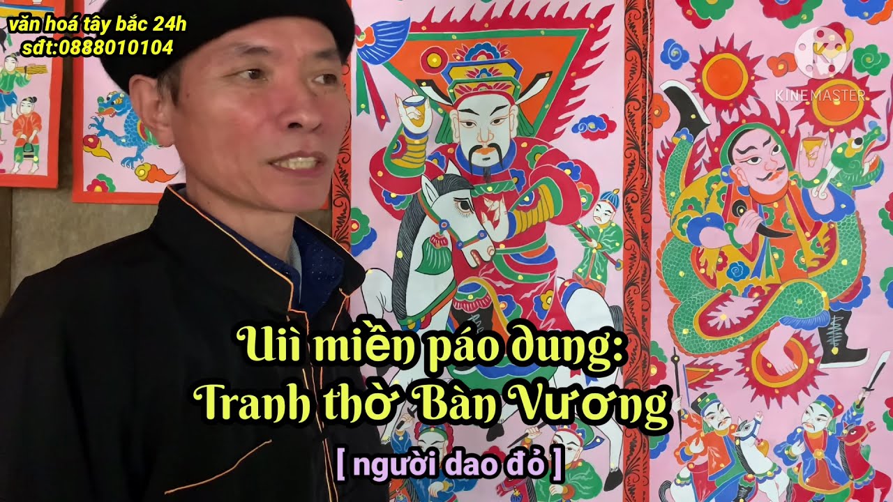 sự huyền bí tranh thờ Bàn Vương [ dân tộc dao đỏ]