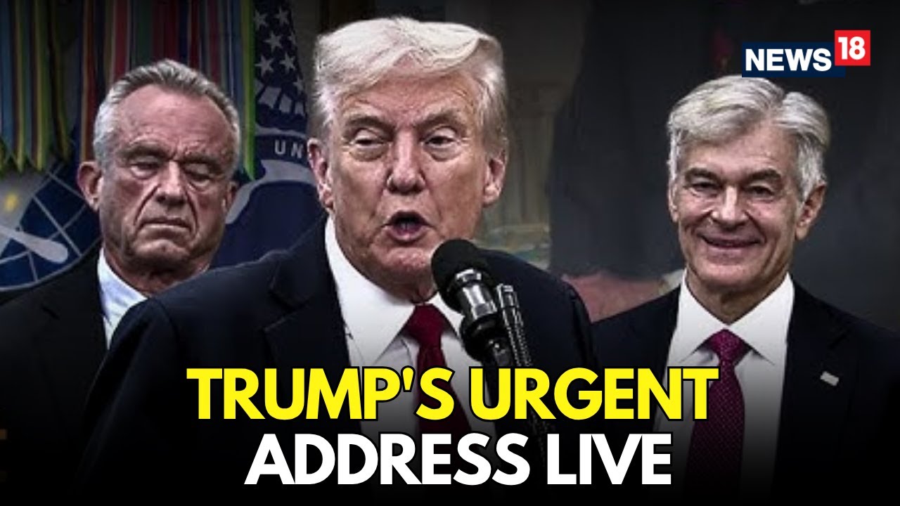 LIVE | Trump's Press Briefing At The White House | Border Security & Policy Announcements | N18G
