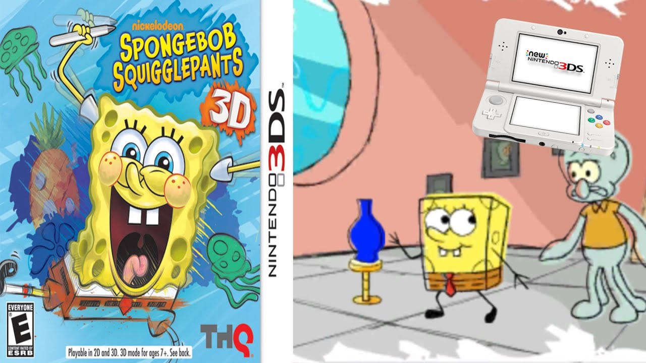 Геймплей SpongeBob Squigglepants 3D для Nintendo 3DS