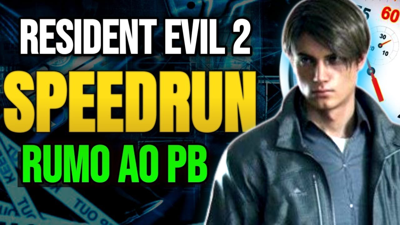 🟥 RE2 Remake Speedrun 🧟‍♂️ | Leon A — RUMO AO PB🔥 | Gameplay PT-BR