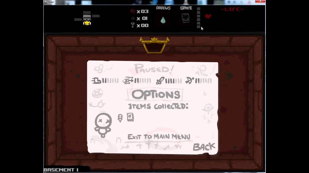 The Binding Of Isaac - Character Glitch