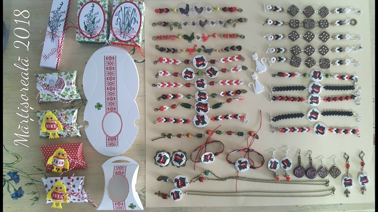 #78 Mini tur de lucru prin atelierul artistei Petroschi Bianca/DIY martisoare