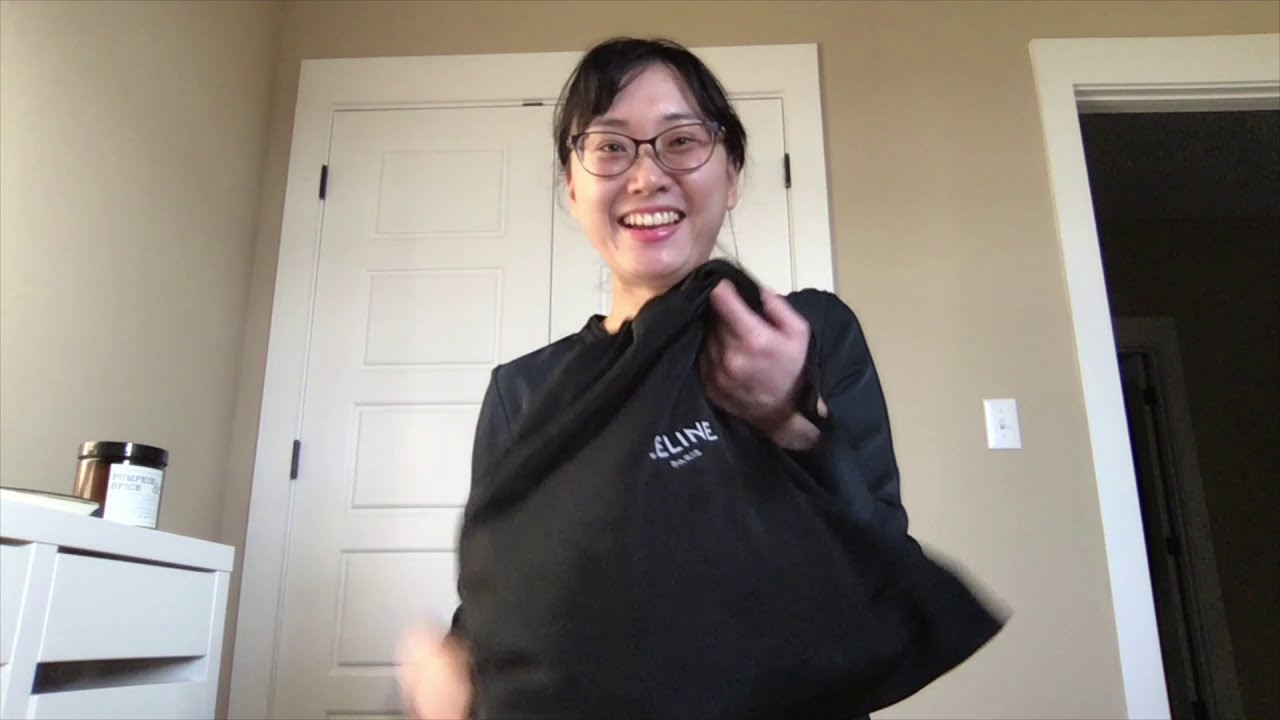 Celine classic black box bag unboxing