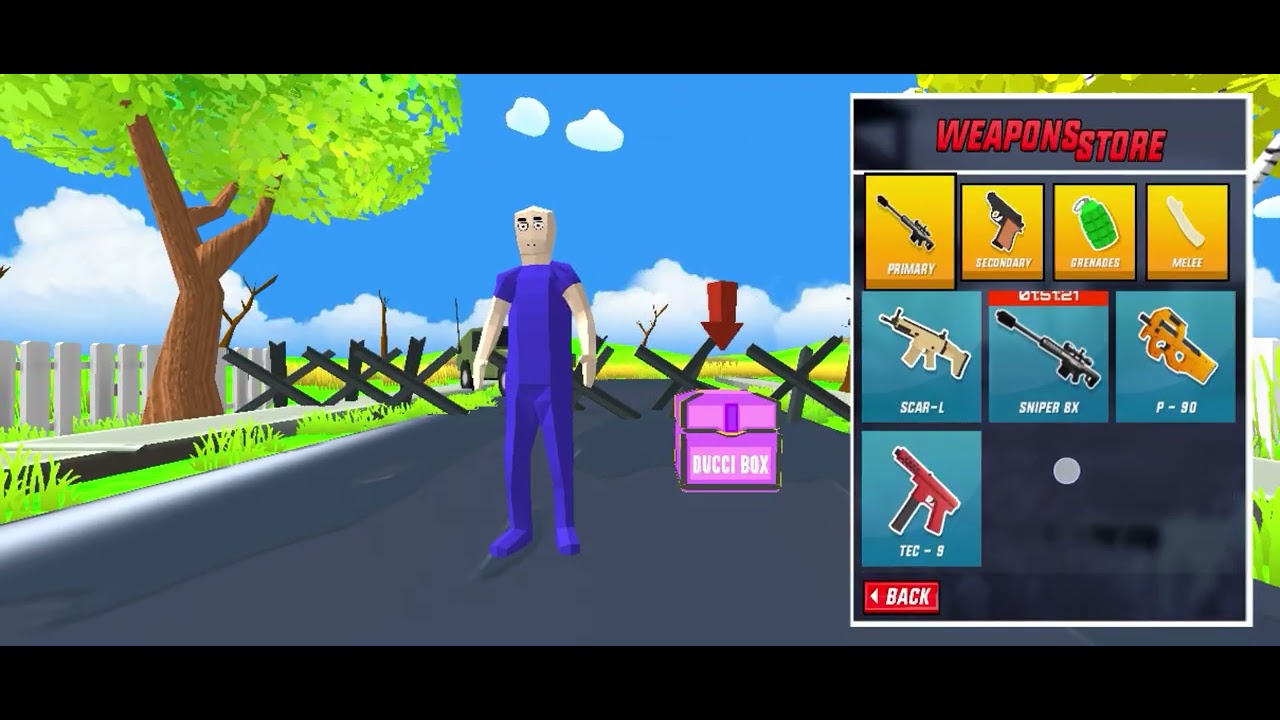 Aku bermain multiplayer di dude thef wars