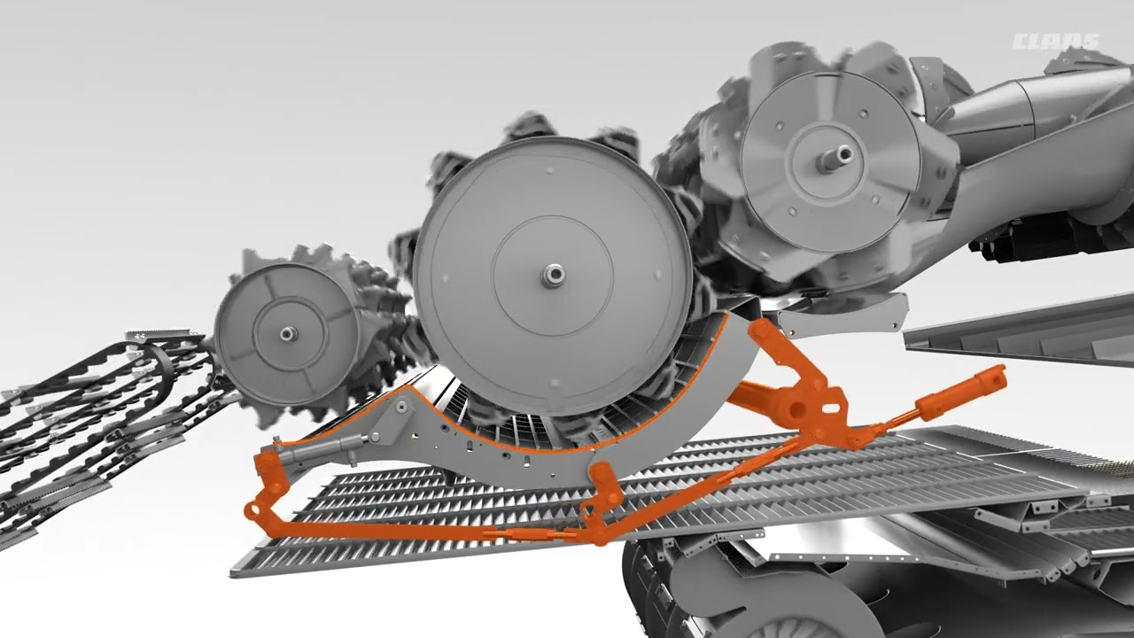 CLAAS labības kombainu kul&scaron;anas sistēma APS SYNFLOW HYBRID