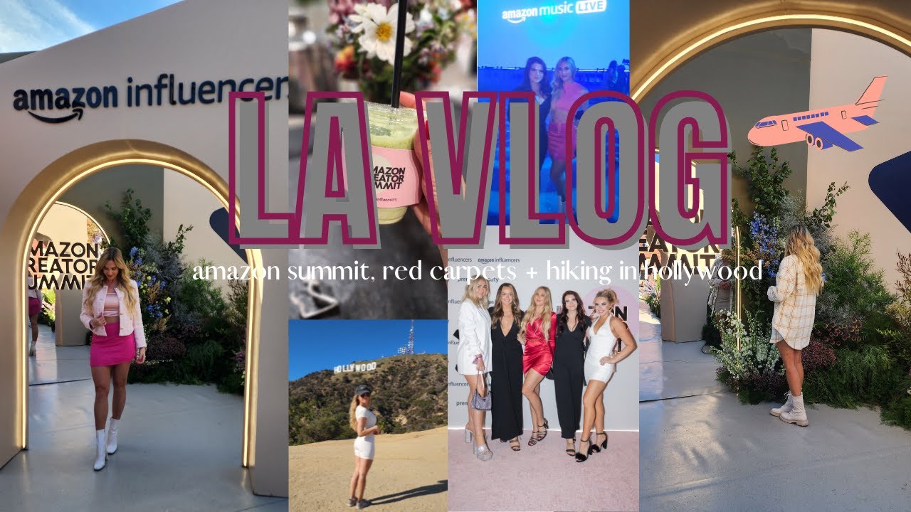 LA VLOG - AMAZON CREATOR SUMMIT, RED CARPETS + MORE // TRAVEL VLOG 2022