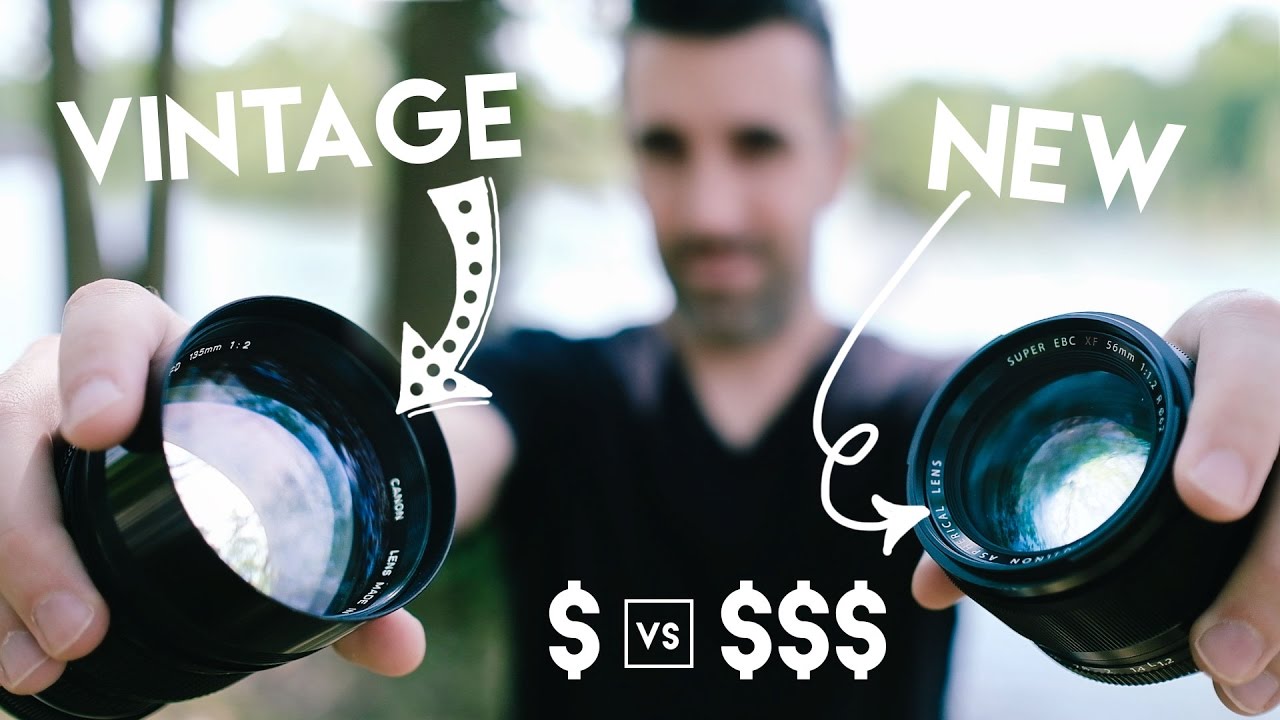 VINTAGE $100 Lens vs NEW $1000 Lens! Using CHEAPER Film Lenses with DSLR's and Mirrorless Cameras