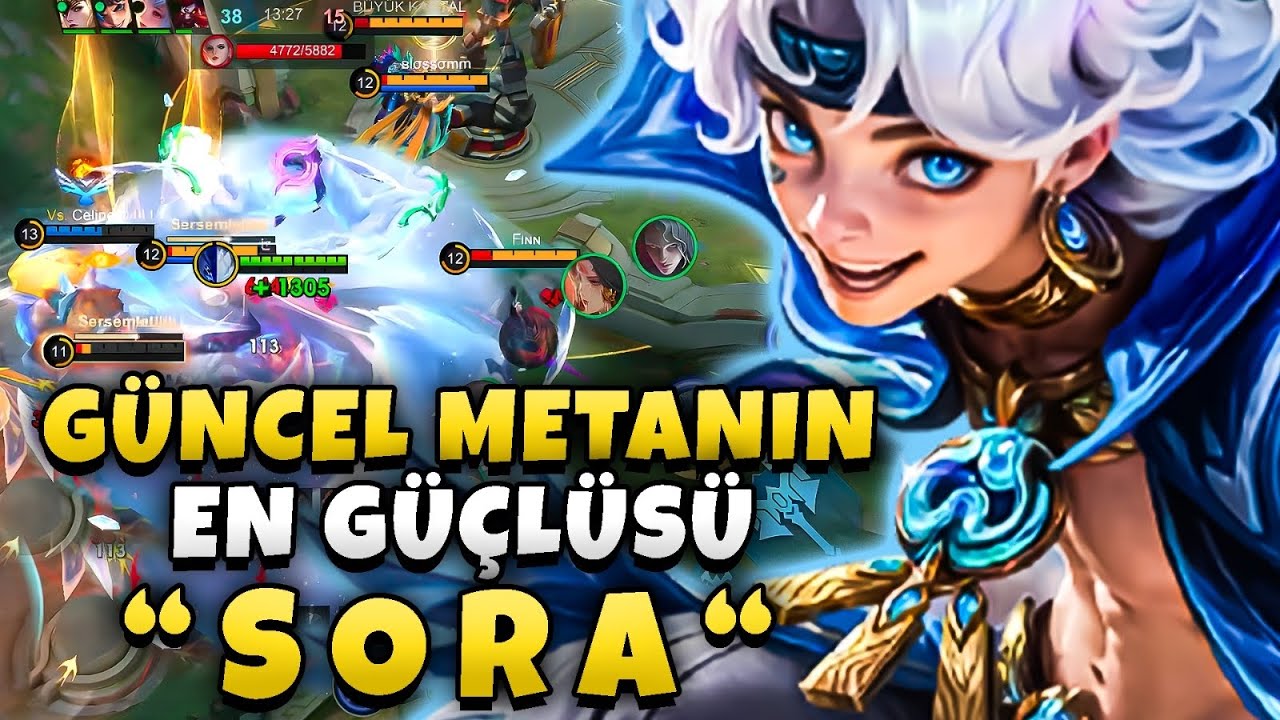 SORA BU METANIN EN GÜÇLÜSÜ! - BÜTÜN ÖZELLİKLER TEK KAHRAMANDA; HASAR,TANKLAMA,STUN - Mobile Legends
