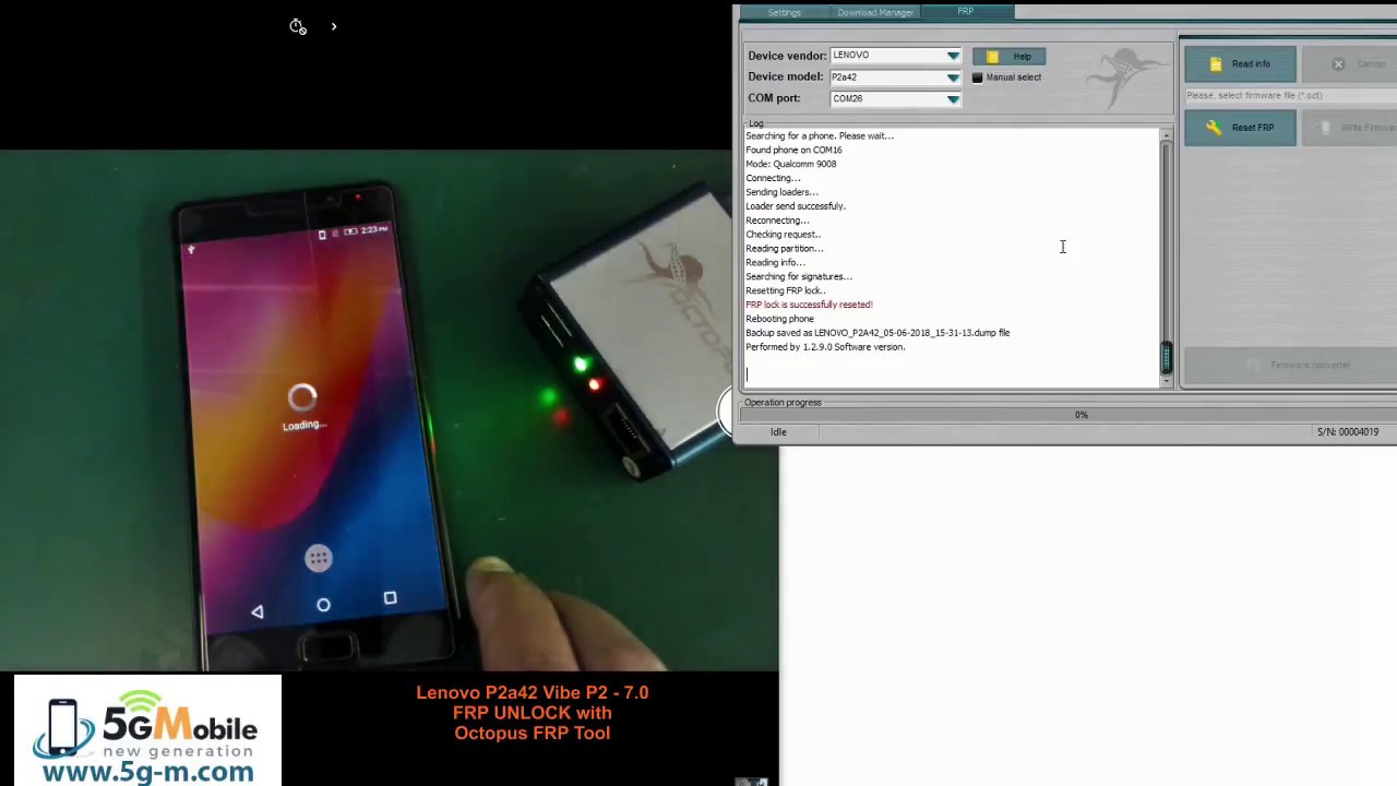 Lenovo P2a42 Vibe P2 - 7.0 FRP Unlock GOOGLE ACCOUNT REMOVE