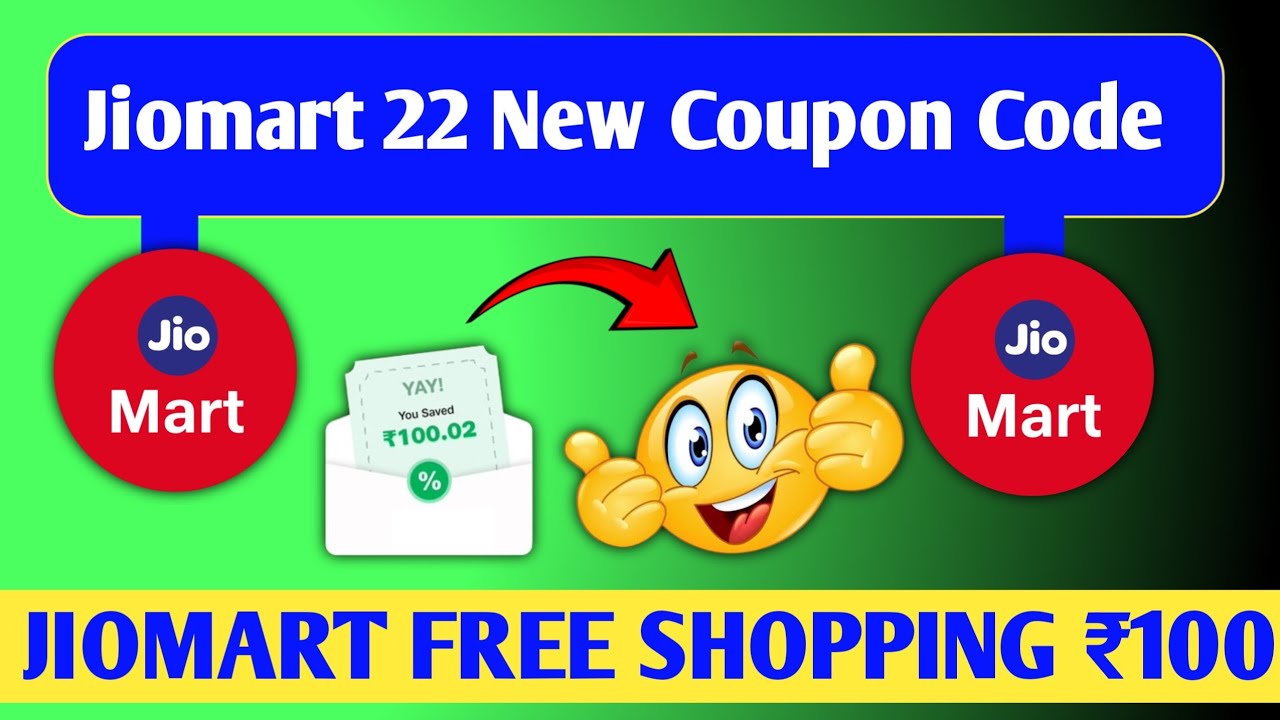 Jiomart 22 New Coupon Code Today 🔥| Jiomart 100 Free Shopping | Jiomart 100 off coupon Today