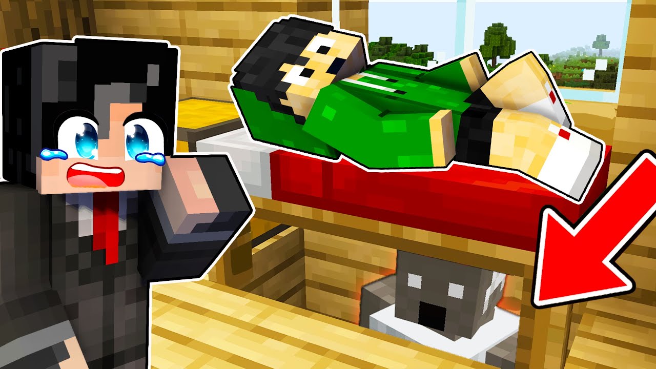 Monster GRANNY Under The Bed in Minecraft