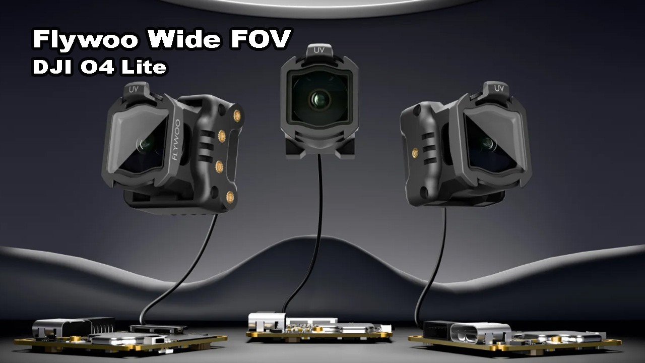 Flywoo O4 Lite Wide Adeus FOV Estreito Instalando lente DJI