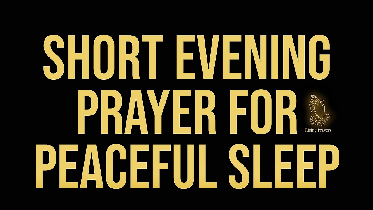 Bedtime Prayer for Deep, Peaceful Sleep