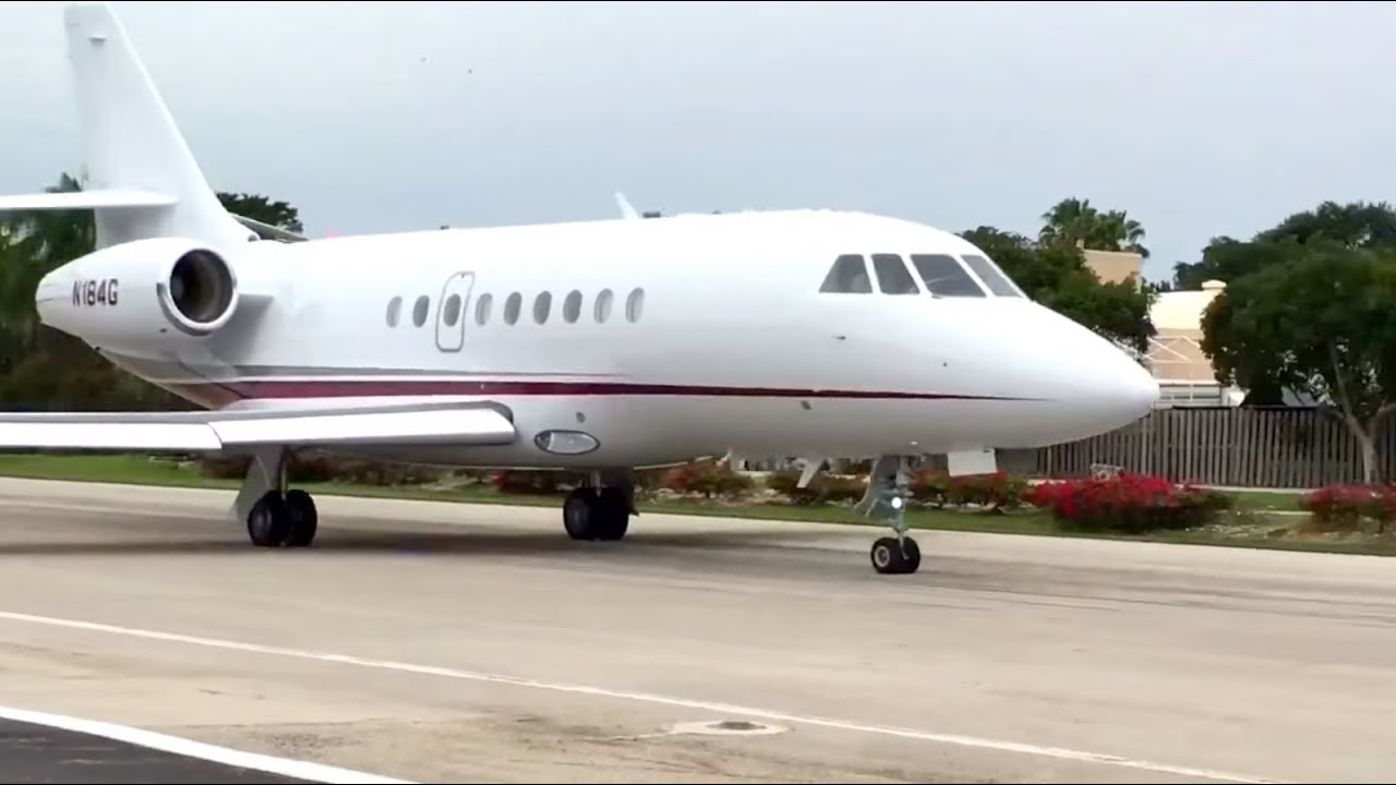 Dassault Falcon 2000 TAKEOFF! | Ocean Reef Club