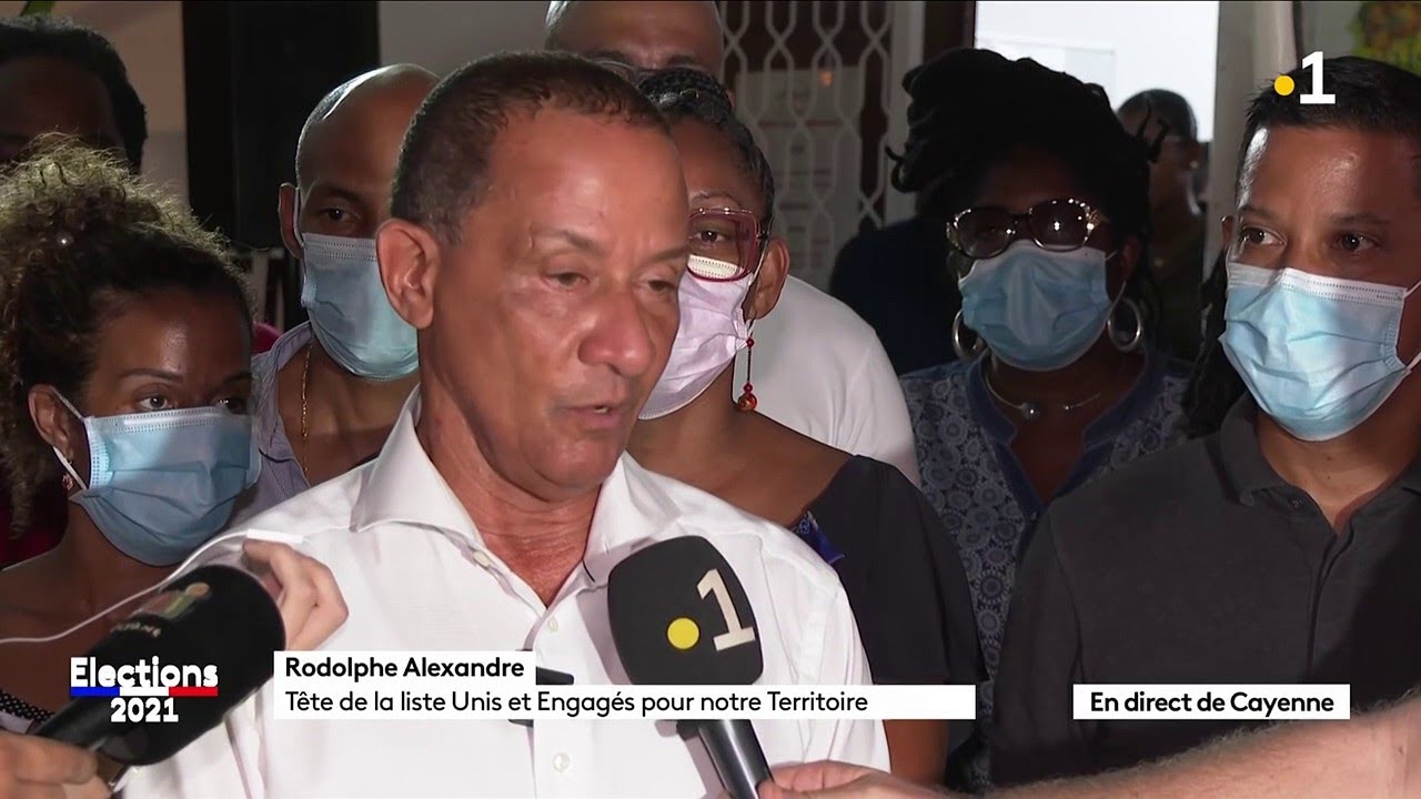 Elections territoriales de Guyane 2021 : r&eacute;action de Rodolphe Alexandre pr&eacute;sident de la CTG