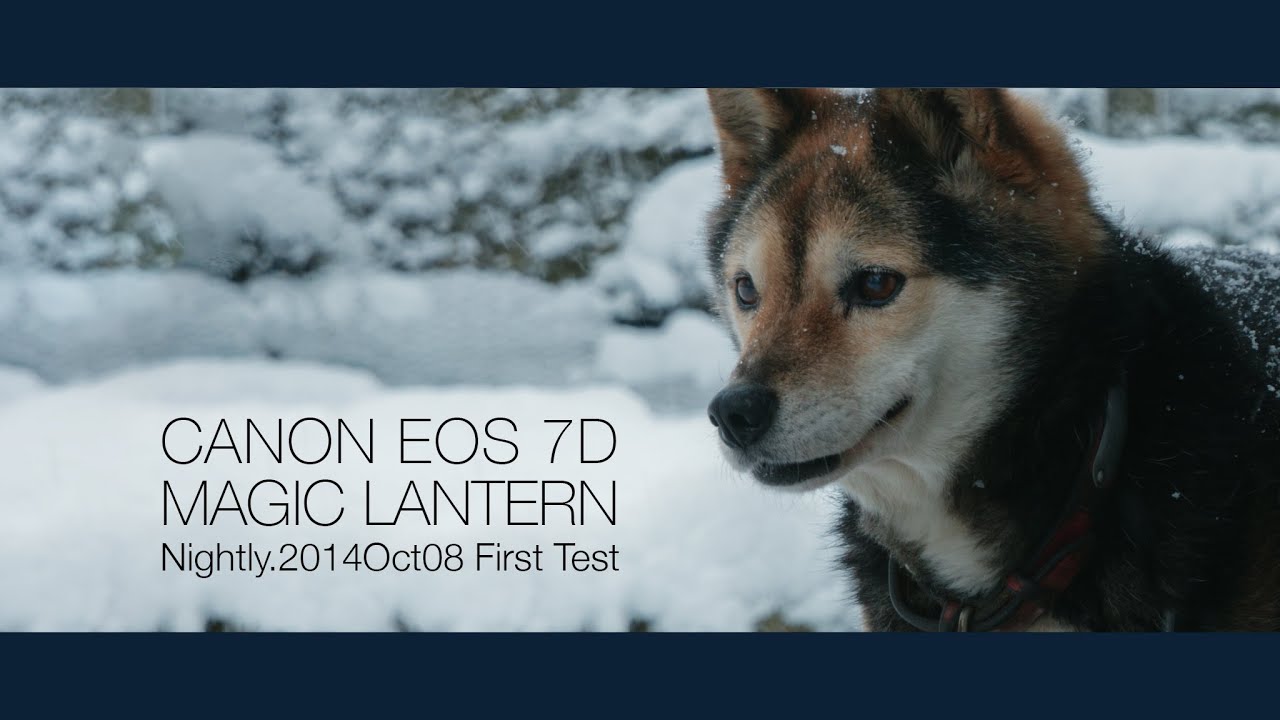 Canon EOS 7D MAGIC LANTERN Raw Test | 2.5K Crop and 1.7K Normal | Nightly.2014Oct08