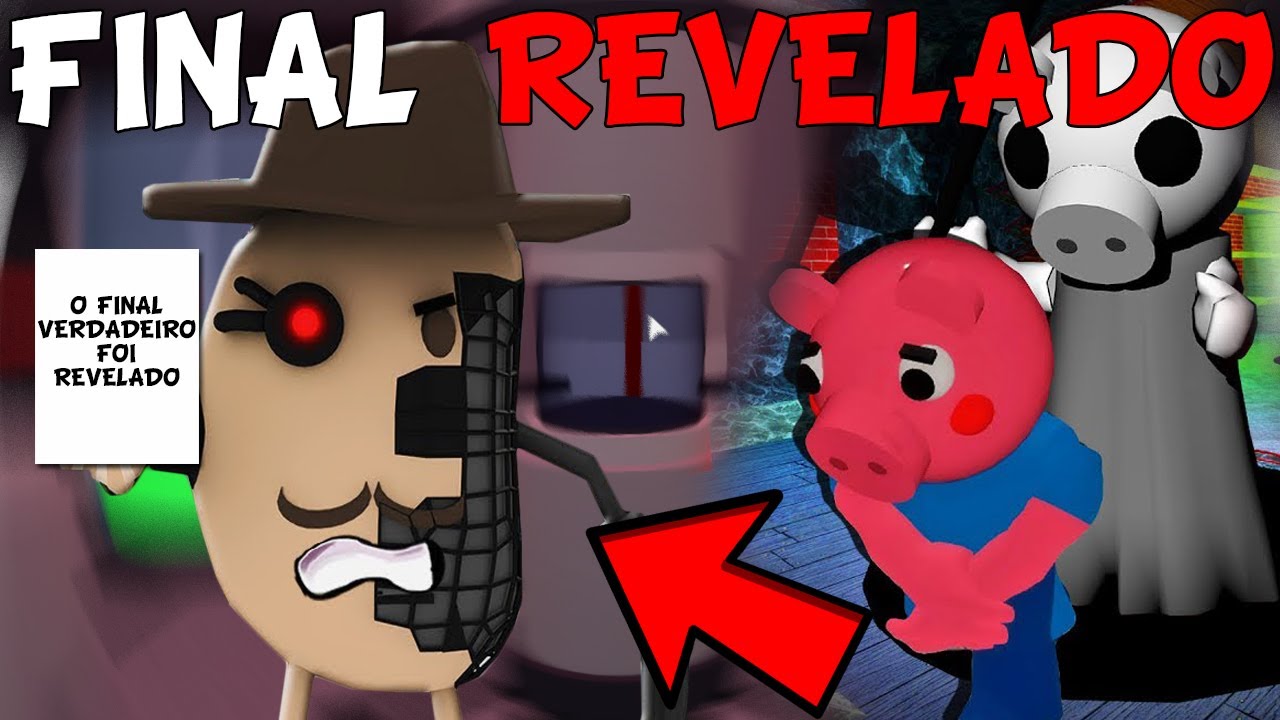ENTENDA O *NOVO* FINAL VERDADEIRO!! BILHETES TRADUZIDOS E SEGREDOS REVELADOS - Roblox Piggy