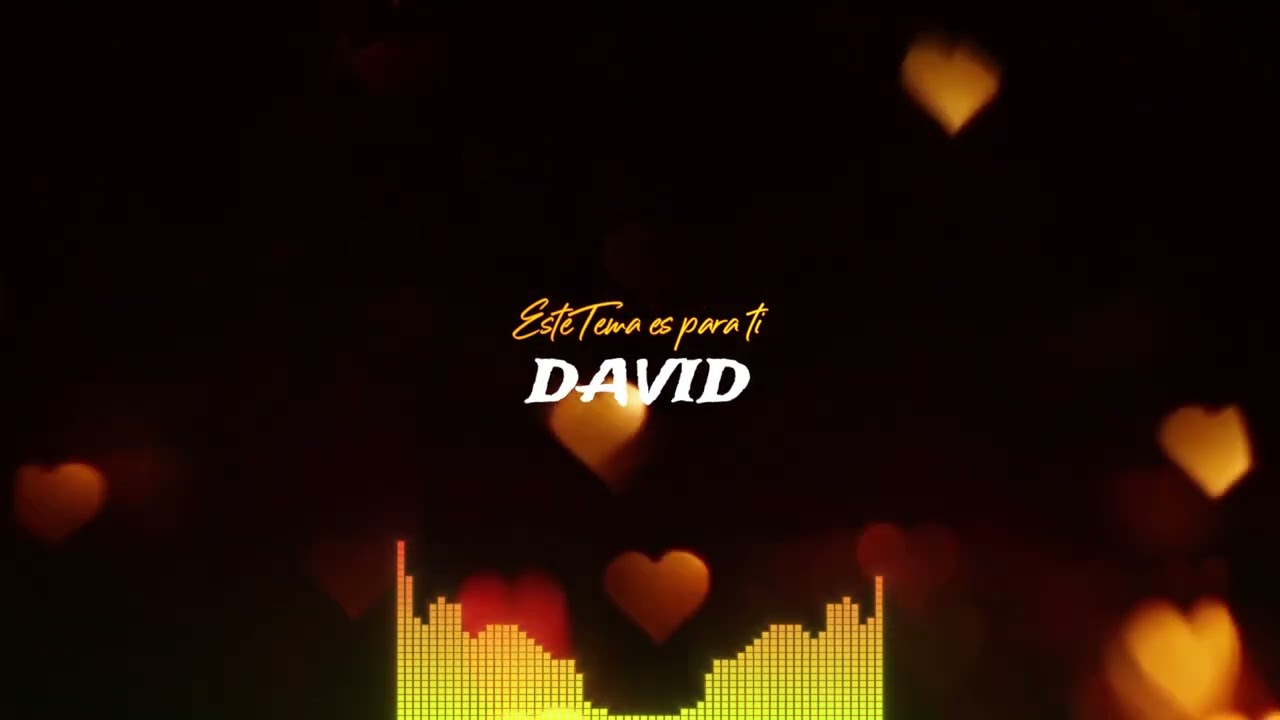 DAVID - Este TEMA es para TI. (EuroDance 90s romántico)