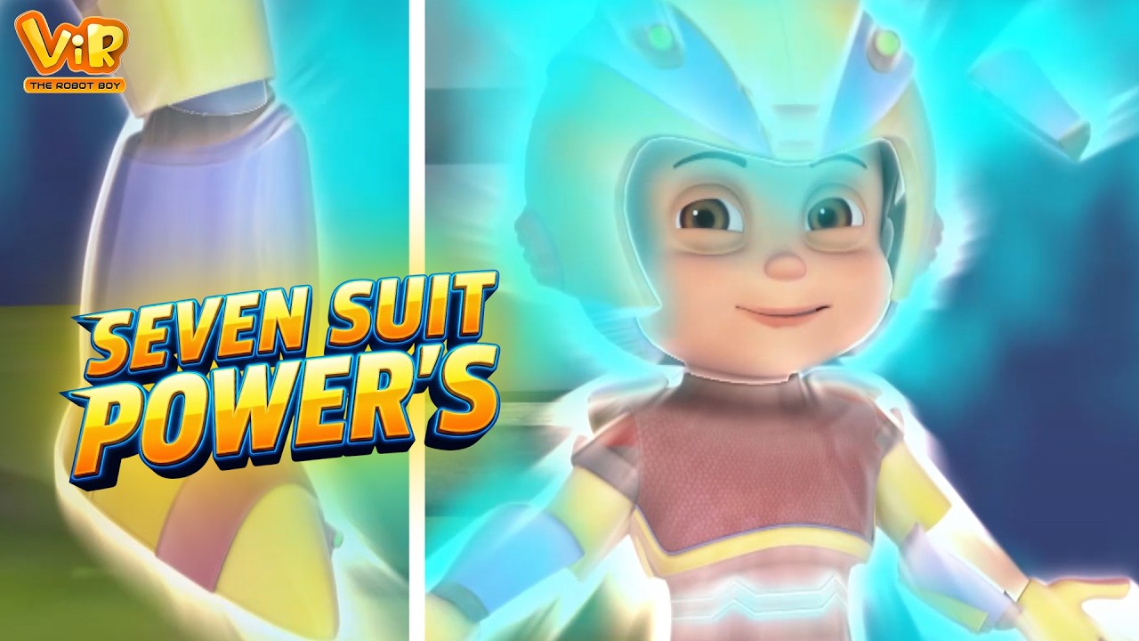 Vir The Robot Boy : Robo Vir Ke Suit Ki Toofani Roshaniya | Seven Suit | Robot Cartoon for kids