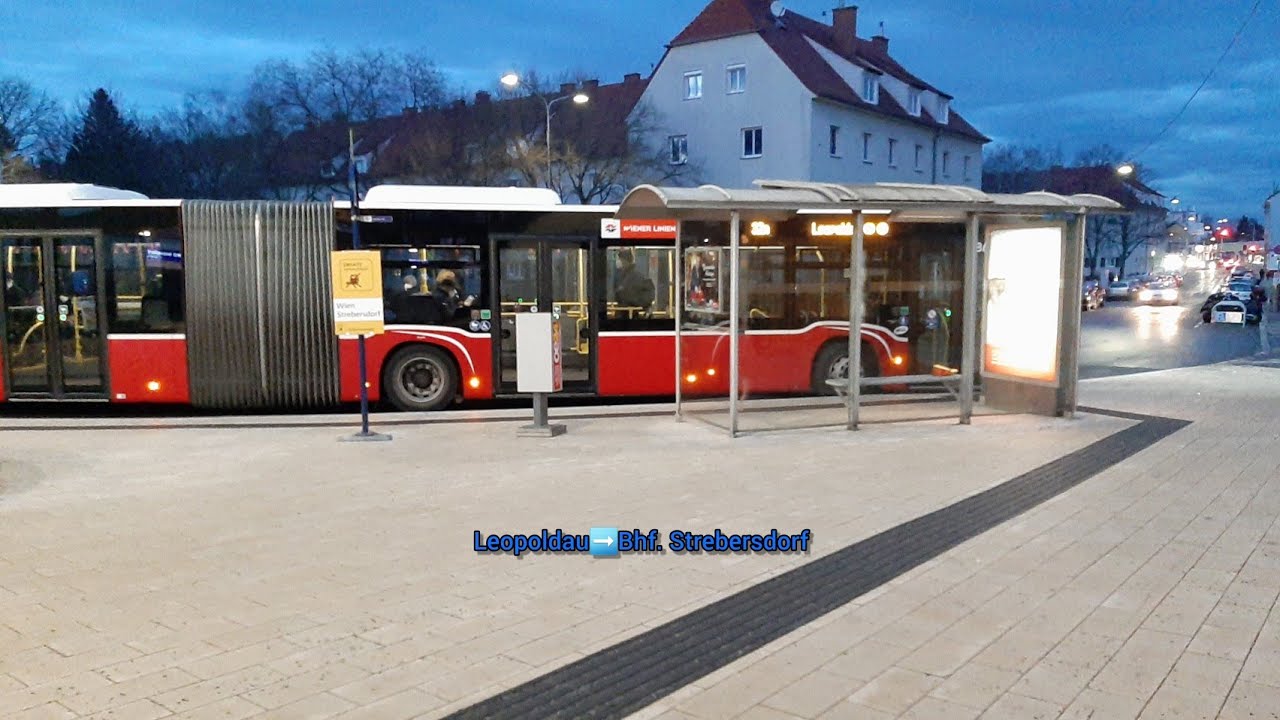 Wiener Linien Linie 32A 🚍 #032 Leopoldau➡️Bhf. Strebersdorf