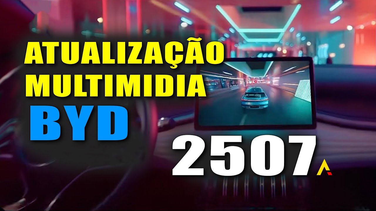 Atualização OTA Multimídia BYD Versão 2507