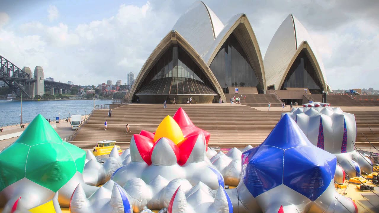 Exxopolis timelapse at the Sydney Opera House