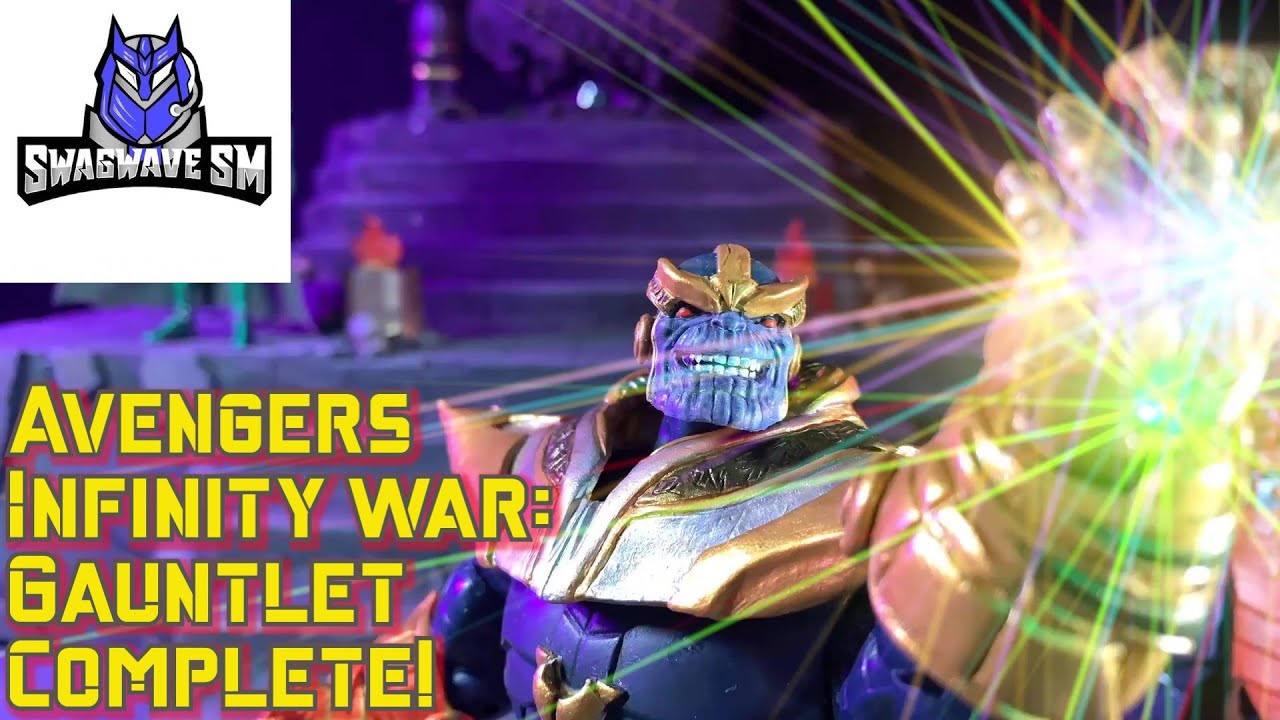 Avengers Infinity War Part 2 [Thanos Completes The Gauntlet- Snap!] (Stop Motion Film)