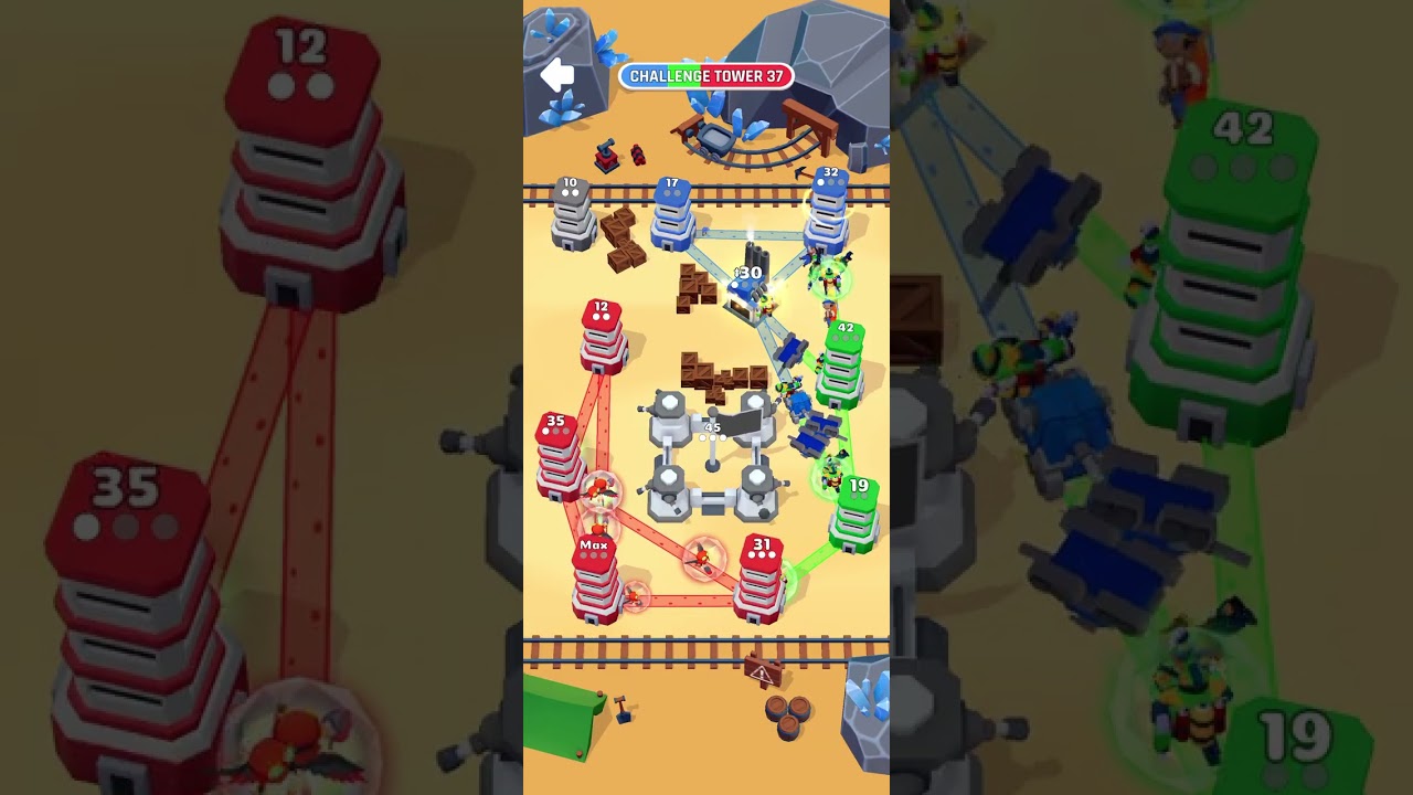 Level 35-36-37  🤩 Challenge Tower War | #towerwarchallenge #towerwar #towermaster