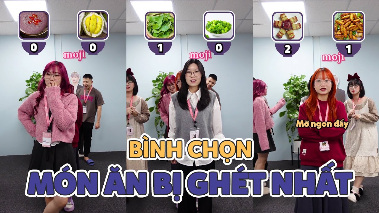 B&igrave;nh chọn M&Oacute;N ĂN BỊ GH&Eacute;T NHẤT - Moji Special