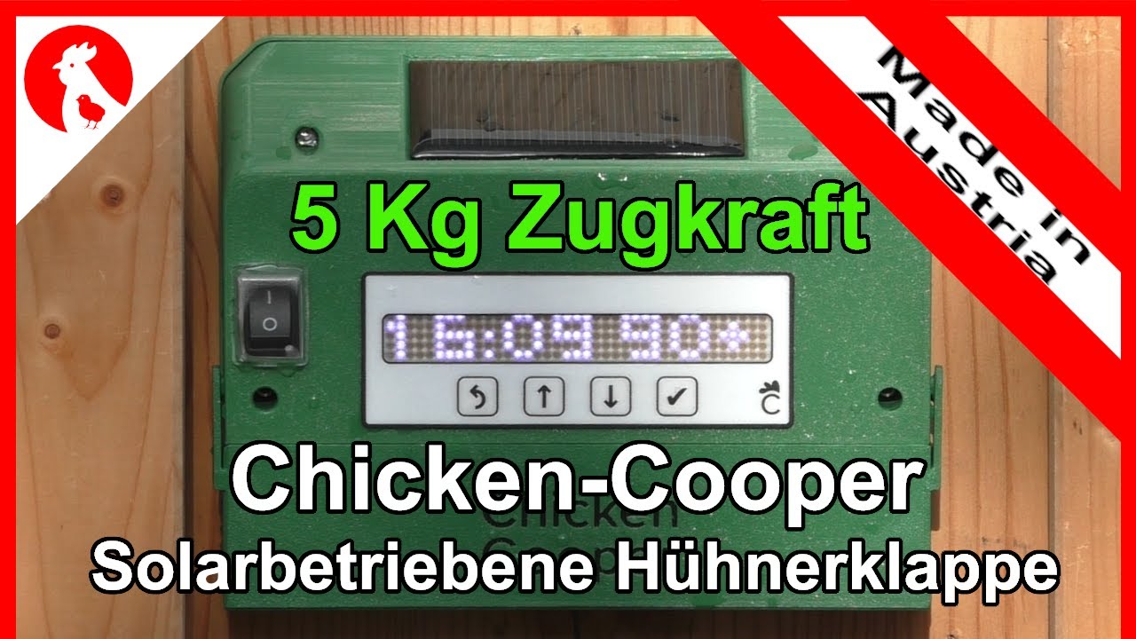 130 automatische Hühnerklappe 