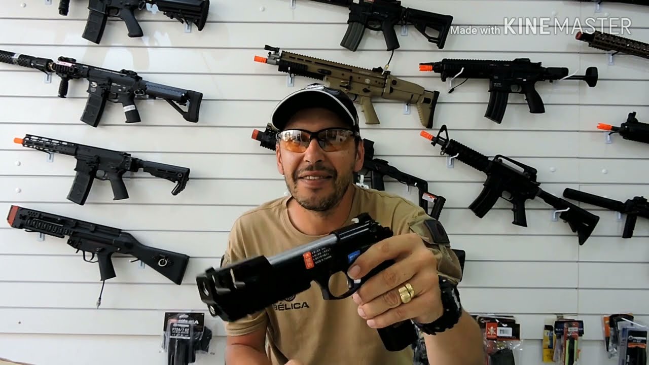 PISTOLA BARRY BURTON G2 COM FULL AUTO WE