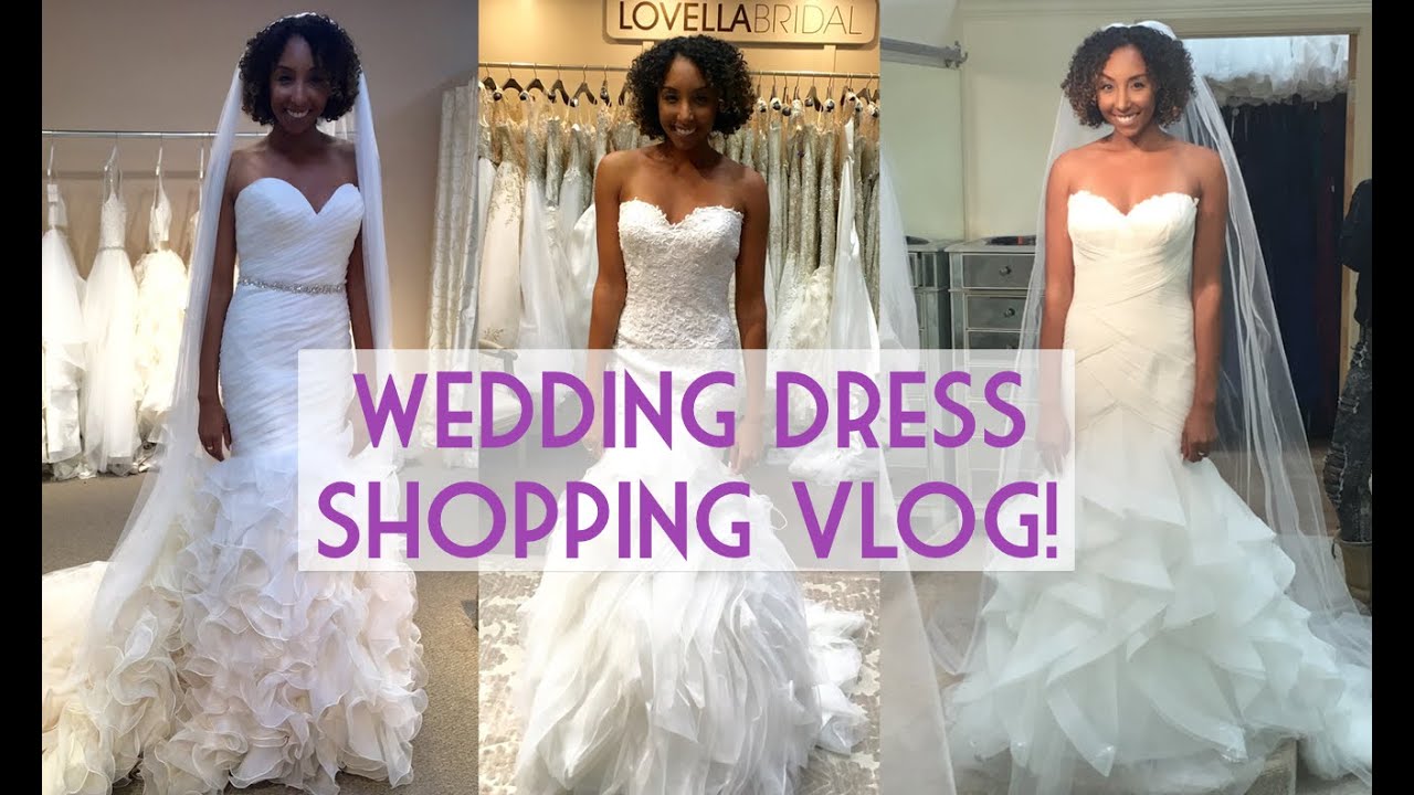 Wedding Dress Shopping VLOG! | BiancaReneeToday