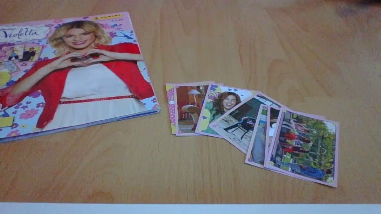 Violetta 3-Sticker auspacken #5