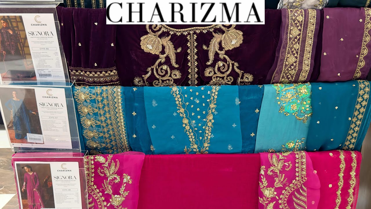 CHARIZMA Unstitched Velvet Collection ❤️ Charizma New Unstitched Winter Collection 2025🔥