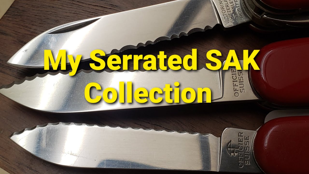 My Serrated SAK collection