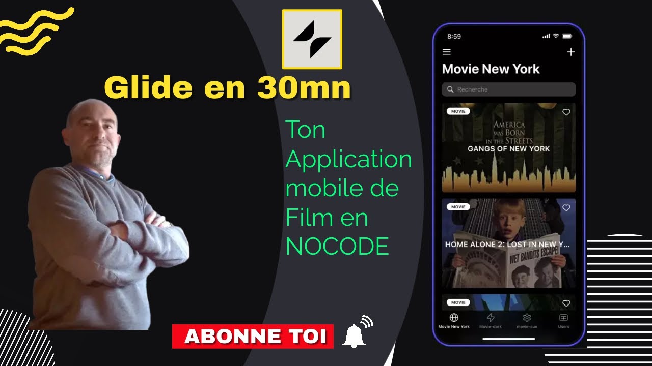 Créer une application mobile en nocode avec Glide