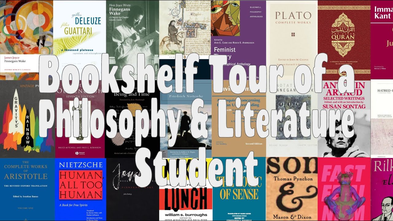 An (Updated) Bookshelf Tour of a Philosophy and Literature Student!