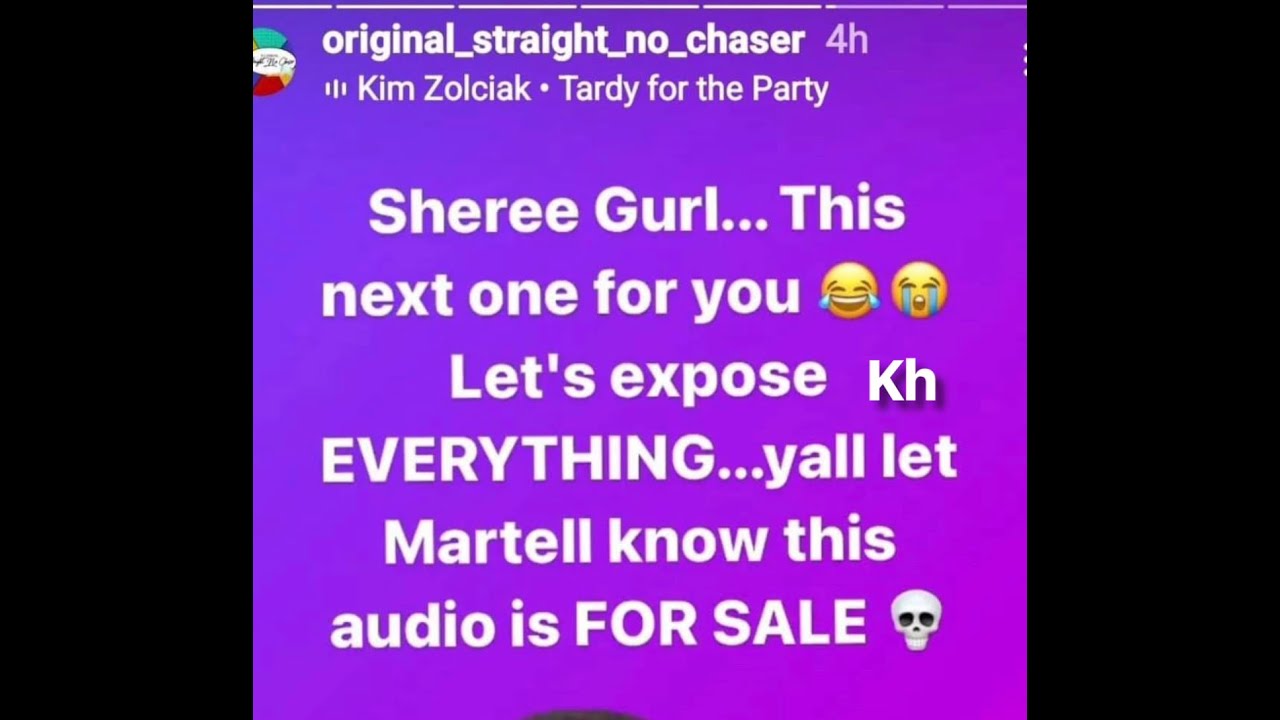 #LAMH ARIONNE CURRY HAS DROPPED ALL THE TEA ON SHEREE WHITFIELD & MARTEL HOLT TO #arionnecurrry