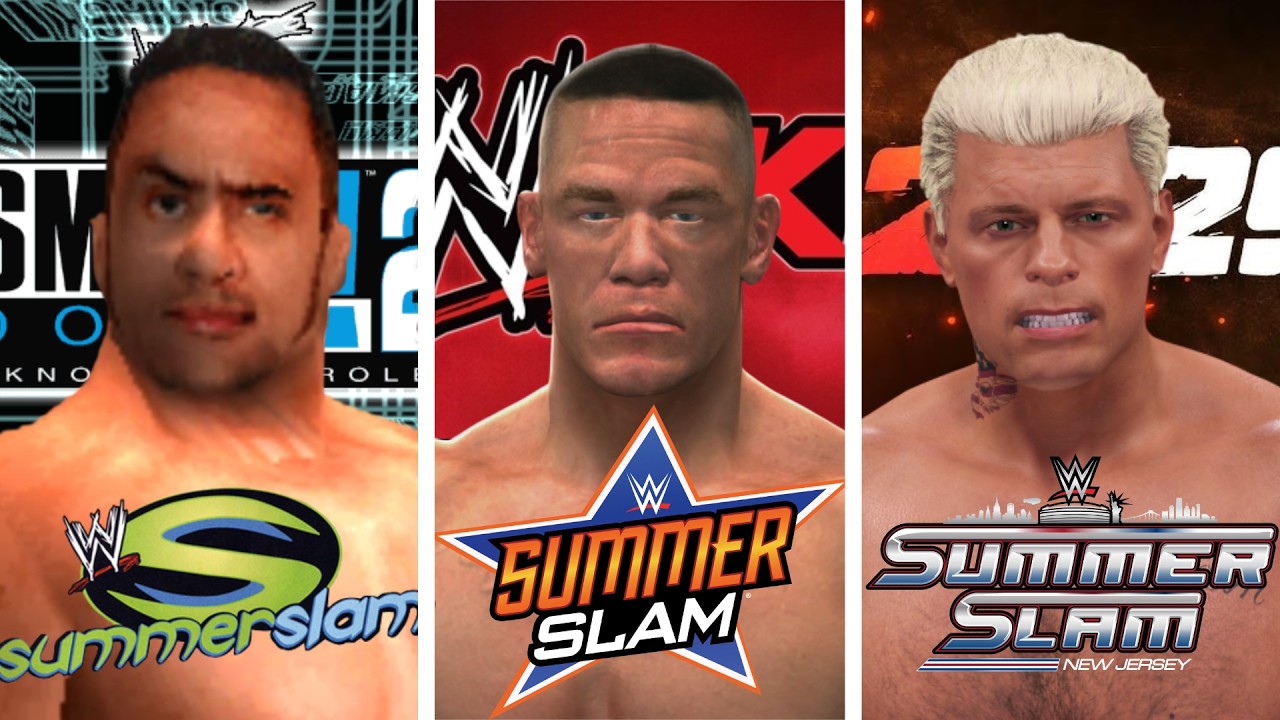 Я участвовал в главном событии Summerslam во всех играх WWE!